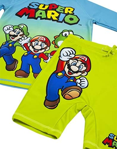 Super Mario Boys UV50 Swimming Costume