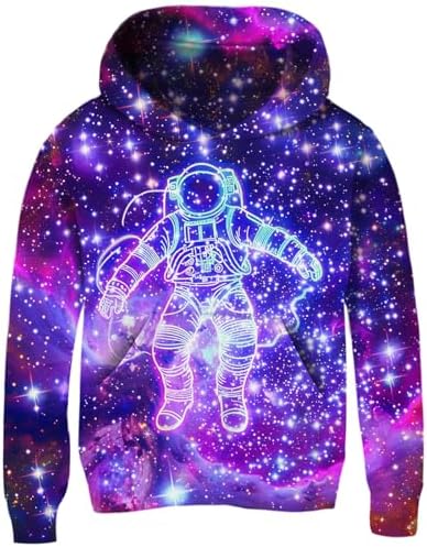 Goodstoworld Boys Girls Warm Fleece 3D Graphic Hoodie