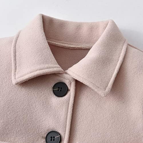 Unique Solid Color Winter Jacket for Girls