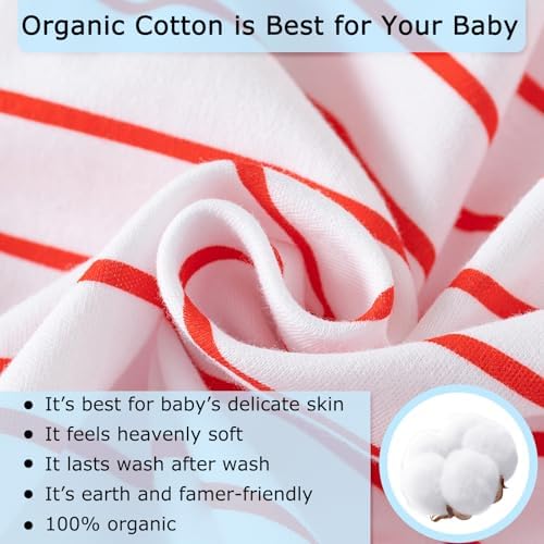 AOMOMO Newborn Baby Bodysuits I Love Daddy Mummy Rompers