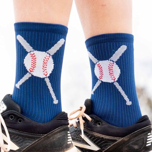 ChalkTalkSPORTS Baseball Mid-Calf Socks for Youth Adults