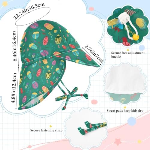 Colorful Beetle Hat for Toddlers