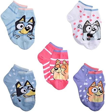 Adorable Bluey Girls Multi Pack Socks for Kids