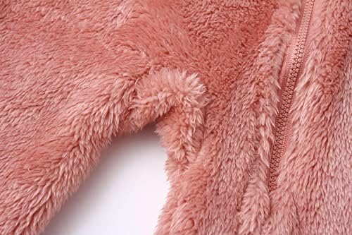 Newborn Baby Snowsuit Fleece Lined Onesie Outfits