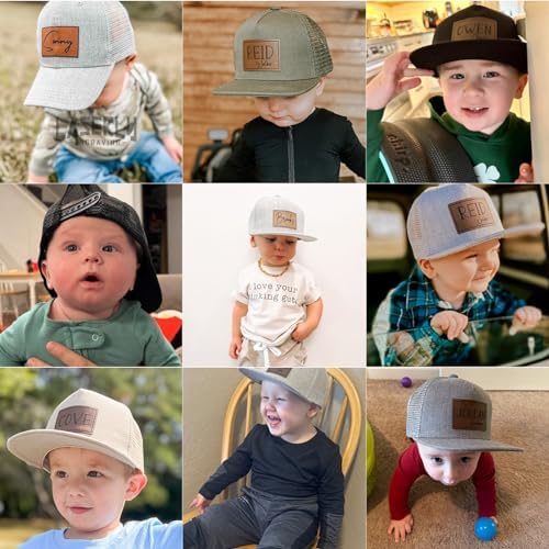 Evulum Custom Baseball Cap for Kids Personalized Snapback Trucker Hats