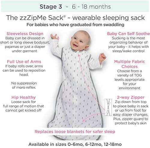 Cotton Flannel Zippersleeper Made in USA Pastel Pink 3-6 Months
