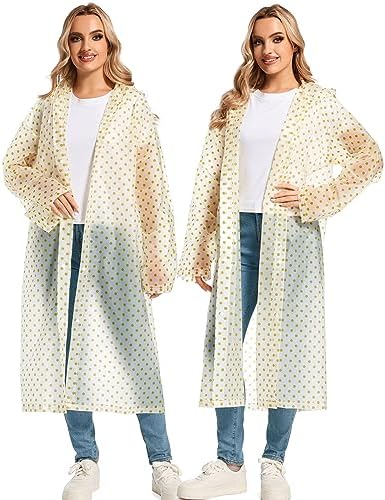 Borogo 2-Piece Reusable Rain Coats