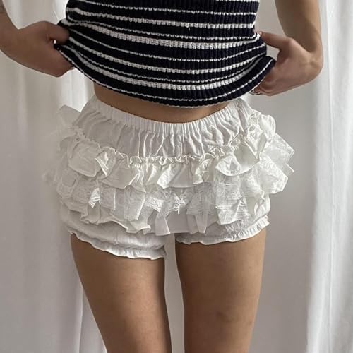 Cb0-Exclusive Holiday Ruffle Bloomers Set Cute ruffleShorts Party