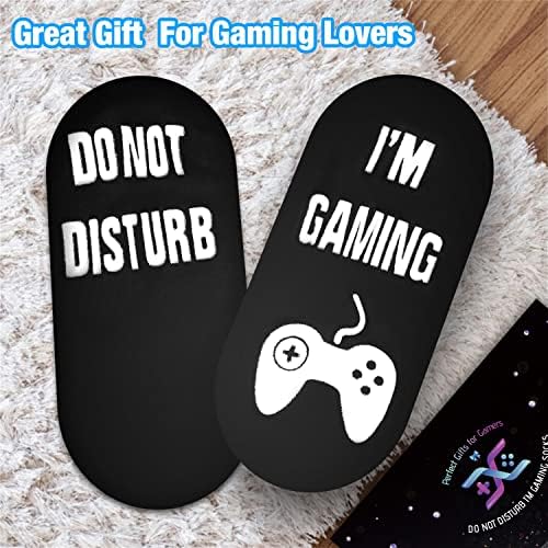 QAPIZM Do Not Disturb Gaming Socks Funny Gift for Teenage Boys