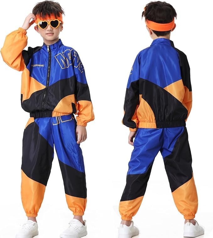 Retro 80s90s Hip Hop Outfit for Kids