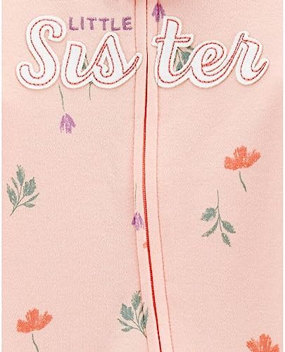 Carters Girls 1-Piece 100 Snug Fit Footie Sleepers