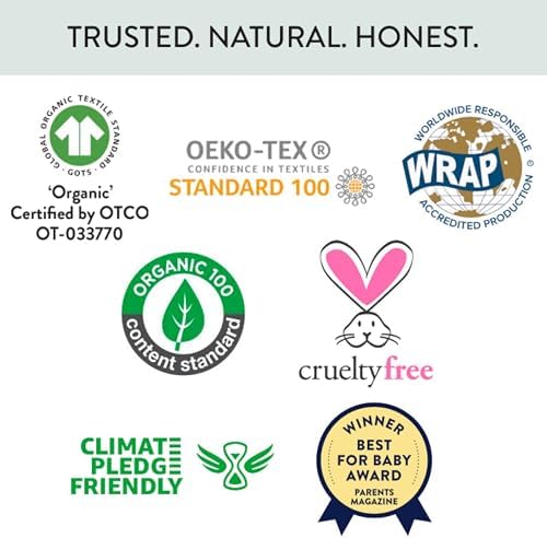 HonestBaby Organic Harem Pants for Babies 100 Organic Cotton Multipack