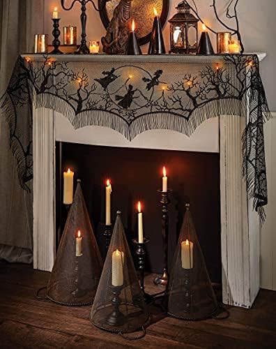 Spirit Halloween Hocus Pocus Light-Up Mantel Scarf