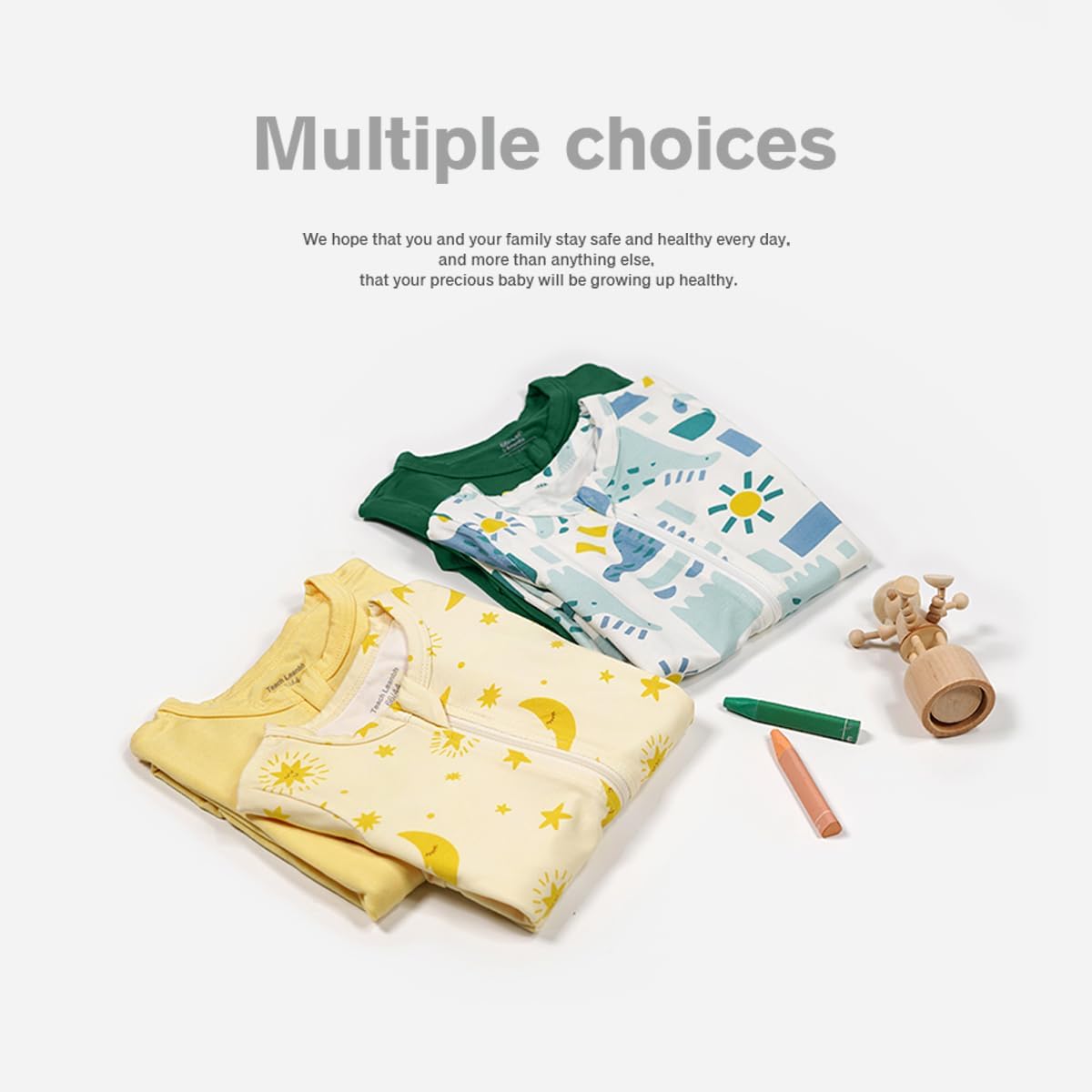 Teach Leanbh 2 Pack Bamboo Viscose Pajamas