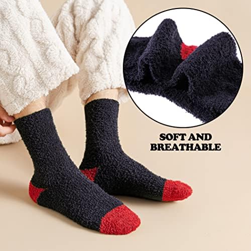 Keep Warm in Style - Fuzzy Socks for Guys