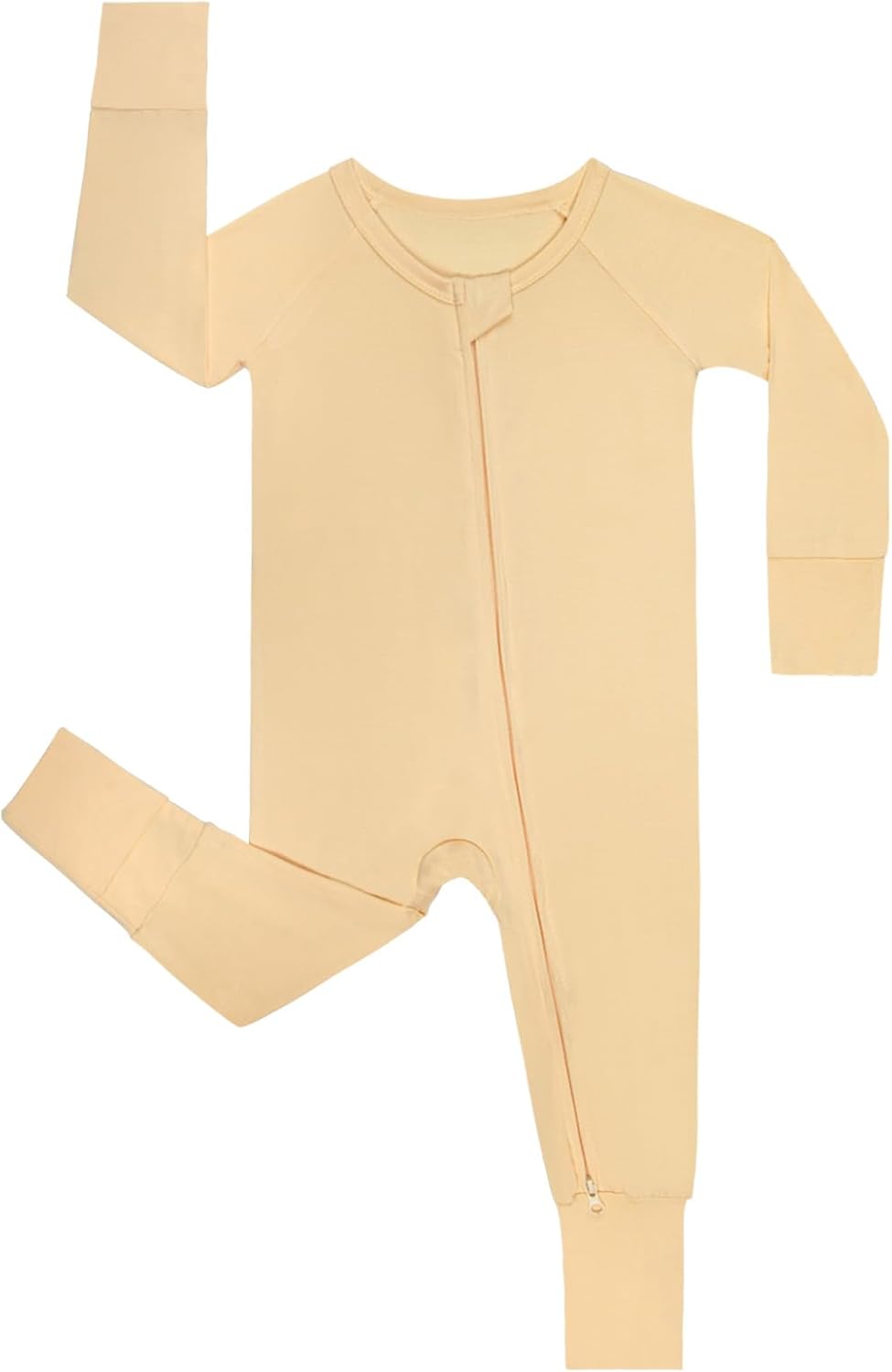 GUISBY Rayon Bamboo Footless Sleepers for Baby Girls