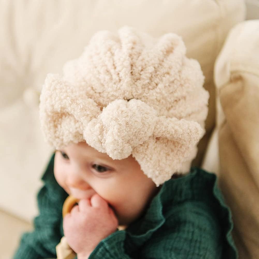 EUBUY Baby Turban Hat SoftWarmUnique Design Multi-Purpose Cap