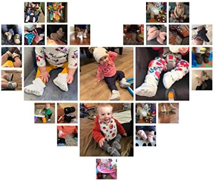 Flair-Infused Non-Slip Baby Booties for Newborns