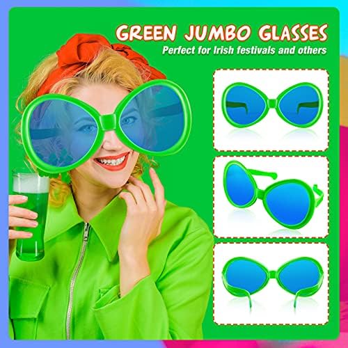2 Pcs Jumbo Clumsy Sunglasses Funny Party Props for Adults