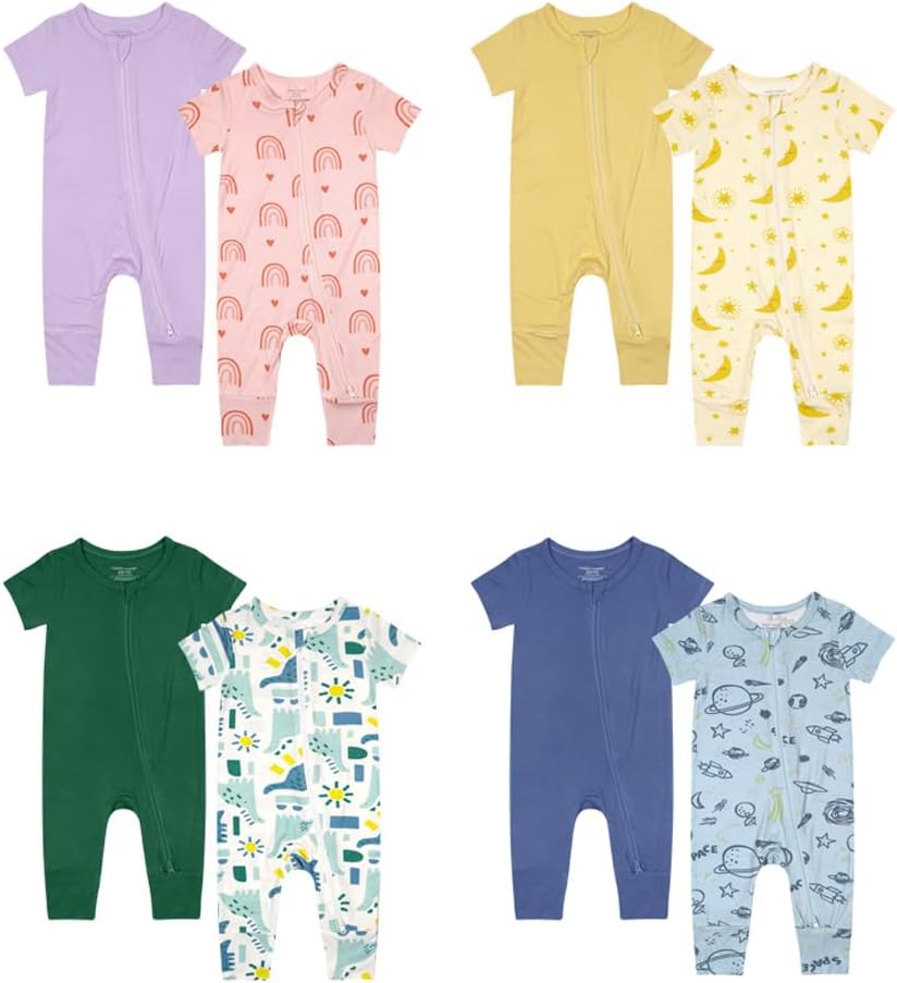 Teach Leanbh 2 Pack Bamboo Viscose Pajamas
