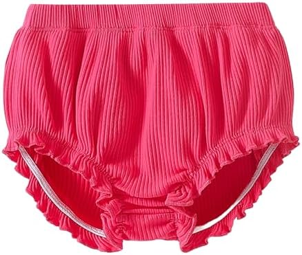 SOBOWO 3-Pack Baby Ruffle Shorts