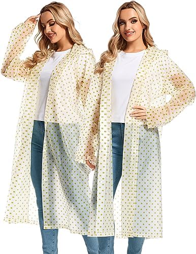 Borogo 2-Piece Reusable Rain Coats