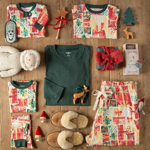 Burts Bees Baby Family Christmas Pajama Set - Cozy Perfect for the Holidays