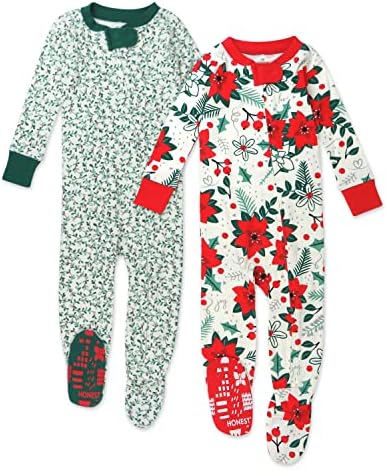 Honest Baby 2-Piece Sleep Pj Set for Baby Girls