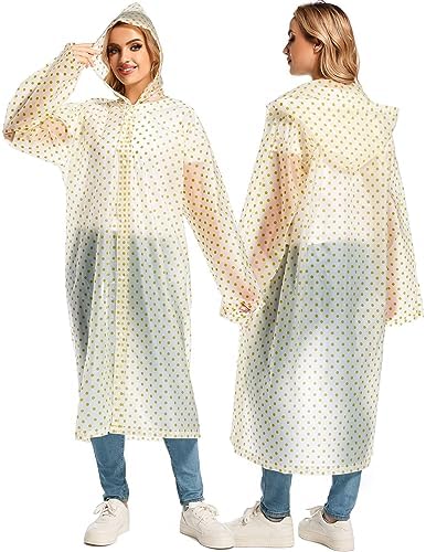 Borogo 2-Piece Reusable Rain Coats