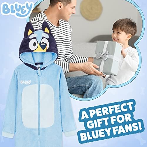 Bluey Fleece Romper Pajamas for Boys