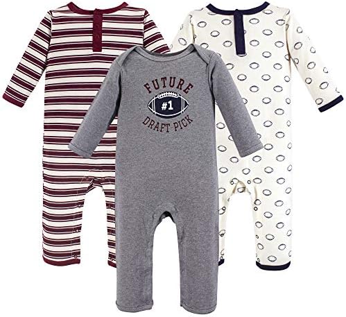 Hudson Baby Perfect Gigantic Cotton Coveralls for Baby Girls