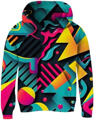 Cozy 3D Graphic Hoodie for Kids