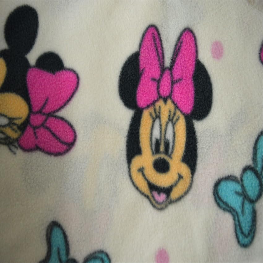 Minnie Mouse Girls Blanket Pajamas Soft Snuggle Fit Pajamas for Baby