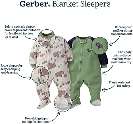 Gerber Baby Sleepers 2 Pack