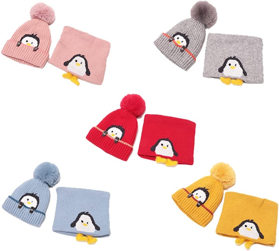 Ztexkee Cartoon Penguin Winter Set