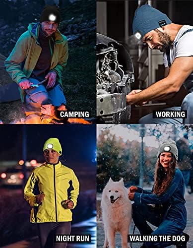 Wmcaps 3-in-1 Bluetooth Beanie with LED and Calls