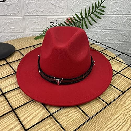 Fashionable Black Fedora Hat for Women with Sun Protection
