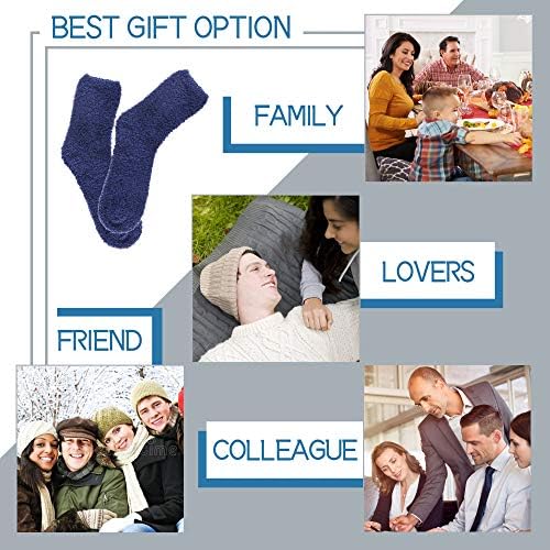 DYW Mens Fuzzy Slipper Socks