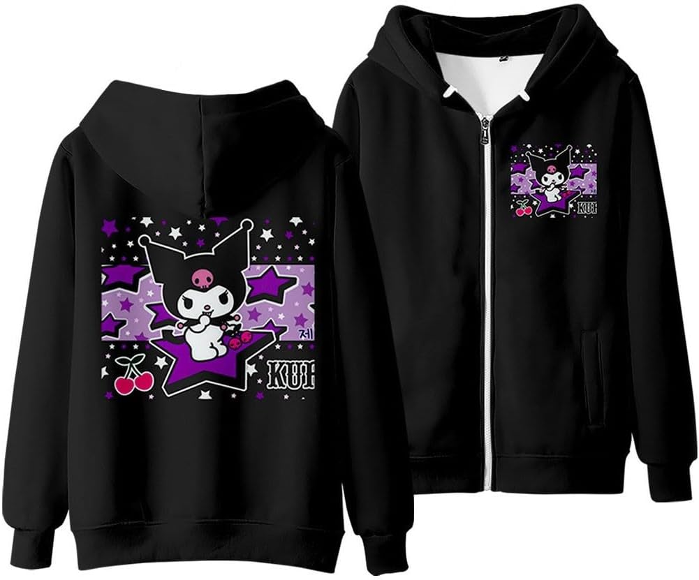 Kuro-mi Cartoon Lisa Kashiwane Womens Hoodie