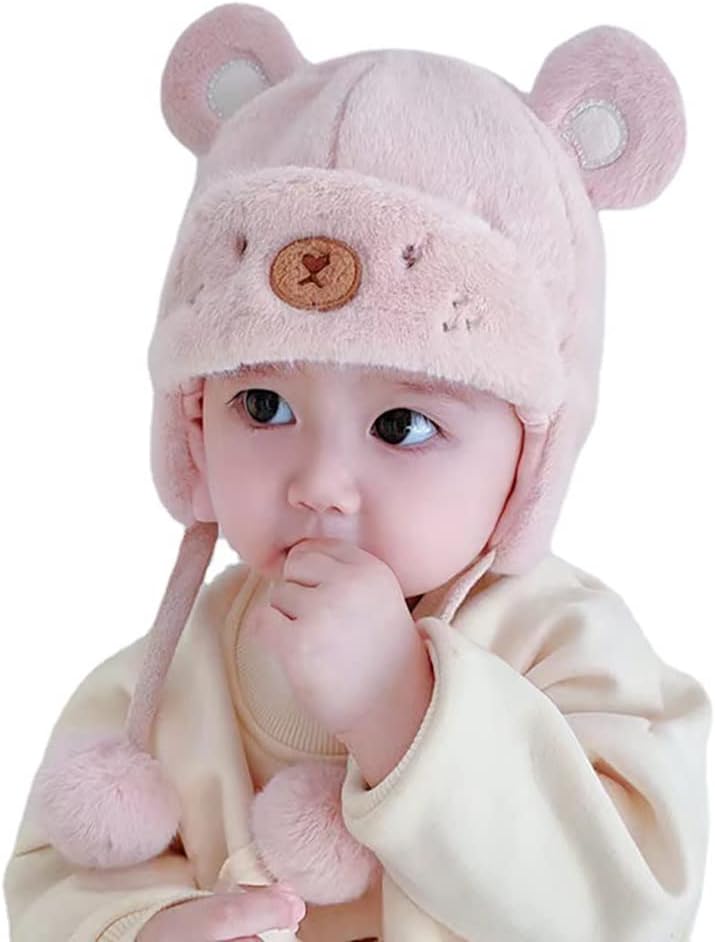 Cartoon Faux Fur Winter Hat for Kids