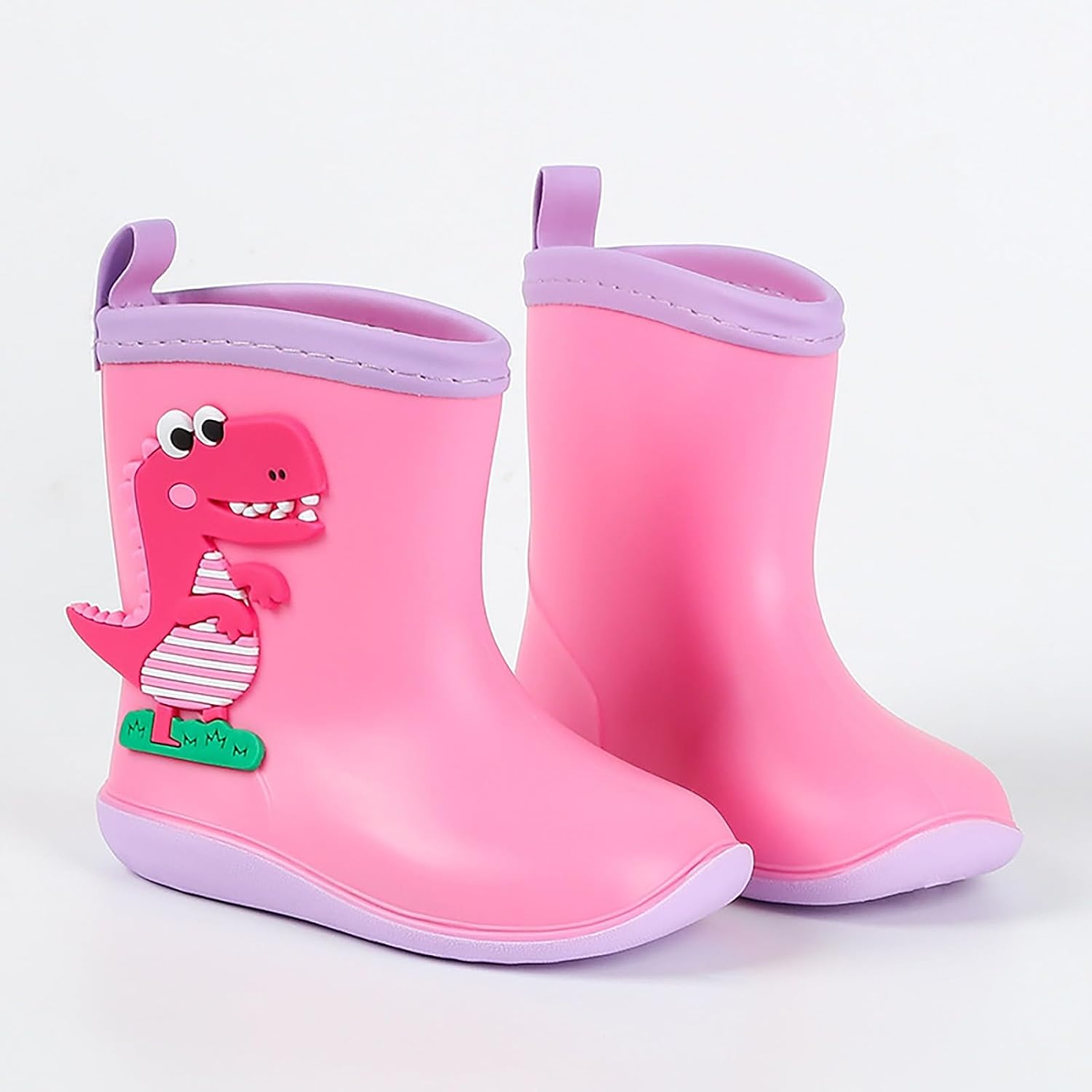 Baby Kids Dinosaur Print Waterproof Rain Boots