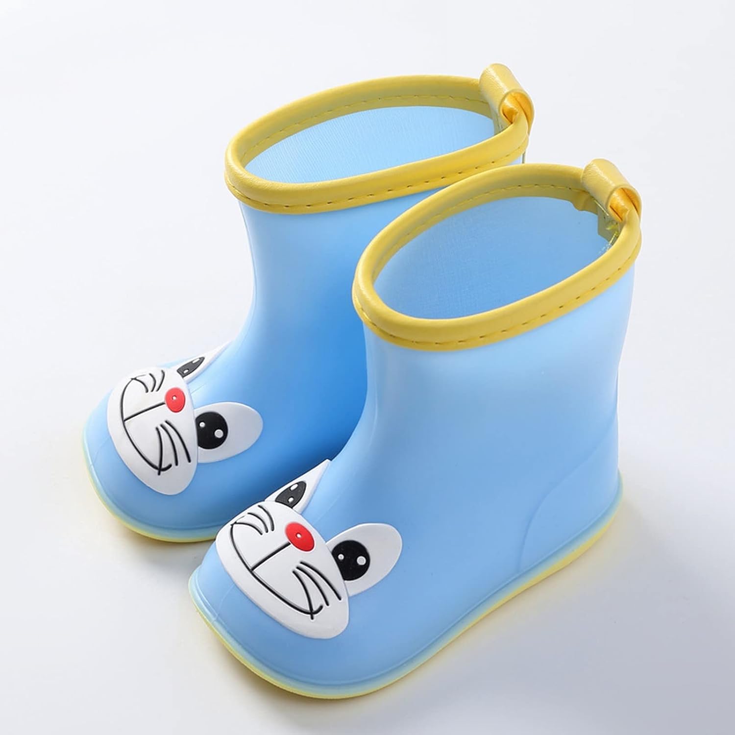 Egmy Blue Cat Rain Shoes for Kids