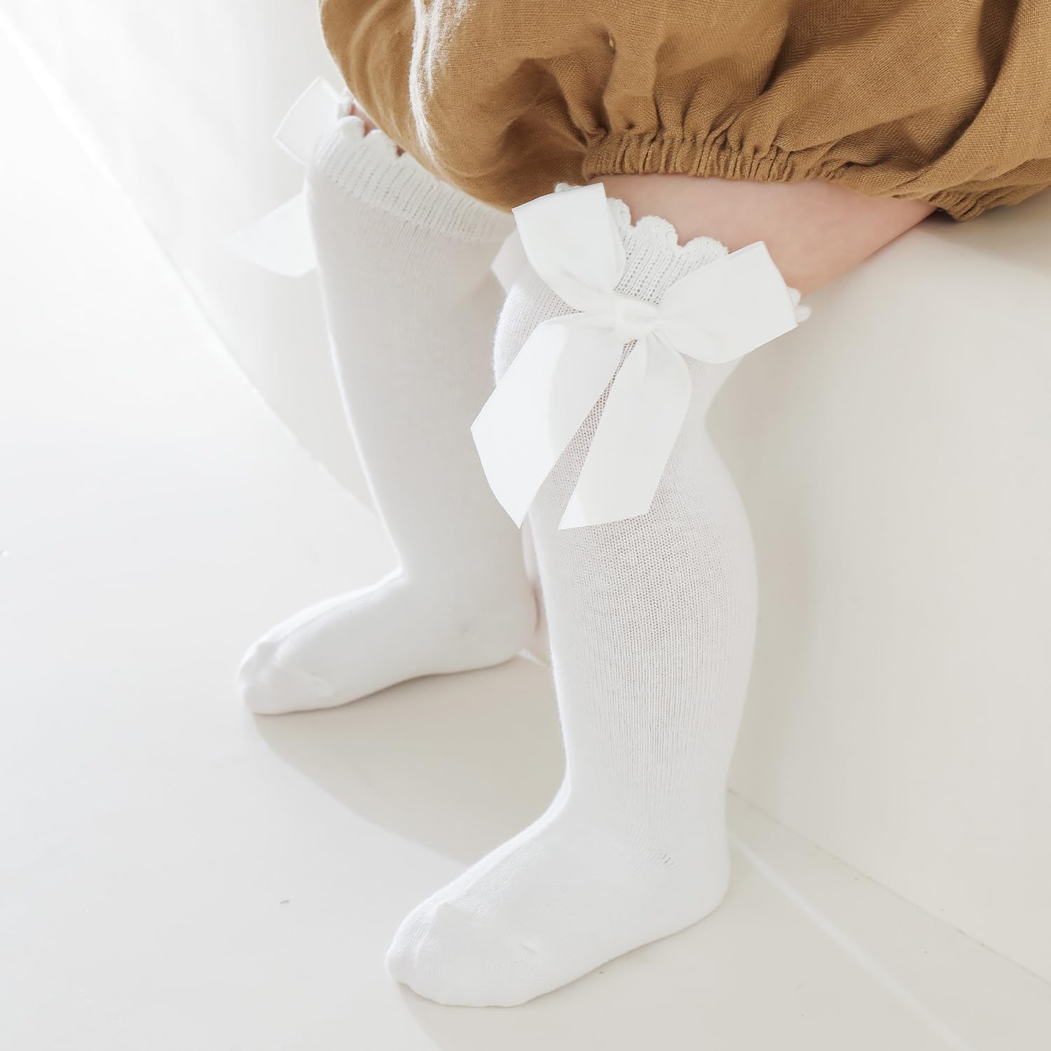 UTTPLL Baby Girls Cute Design Knee High Socks for Toddler Girls