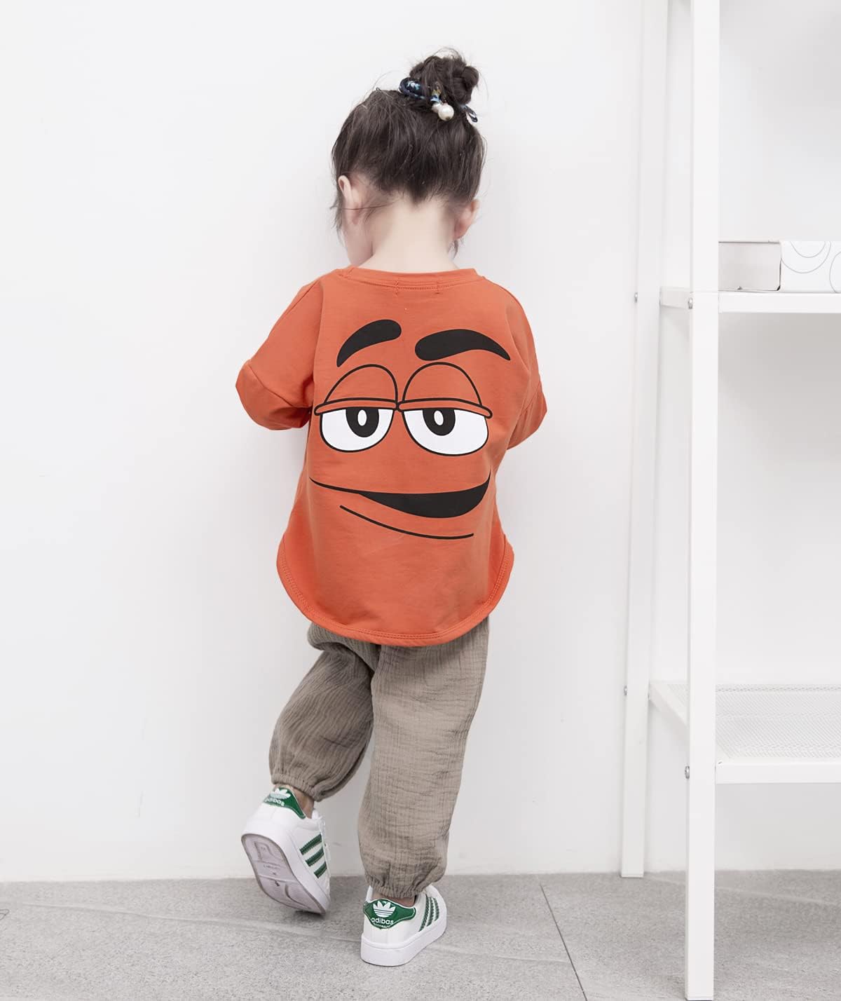 BULINGNA toddler girl casual harem pants for summer
