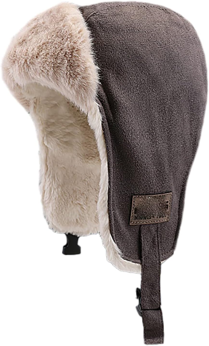 Warm Windproof Winter Trapper Hat for Men Women