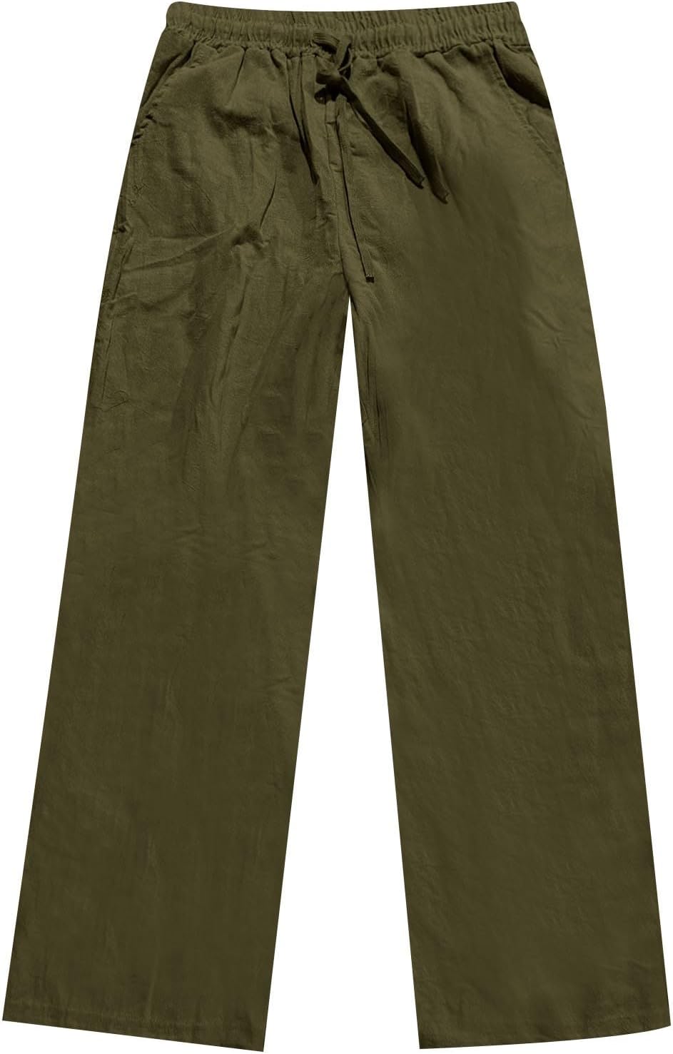 Product Name WENKOMG1 Mens Cotton Linen Pants