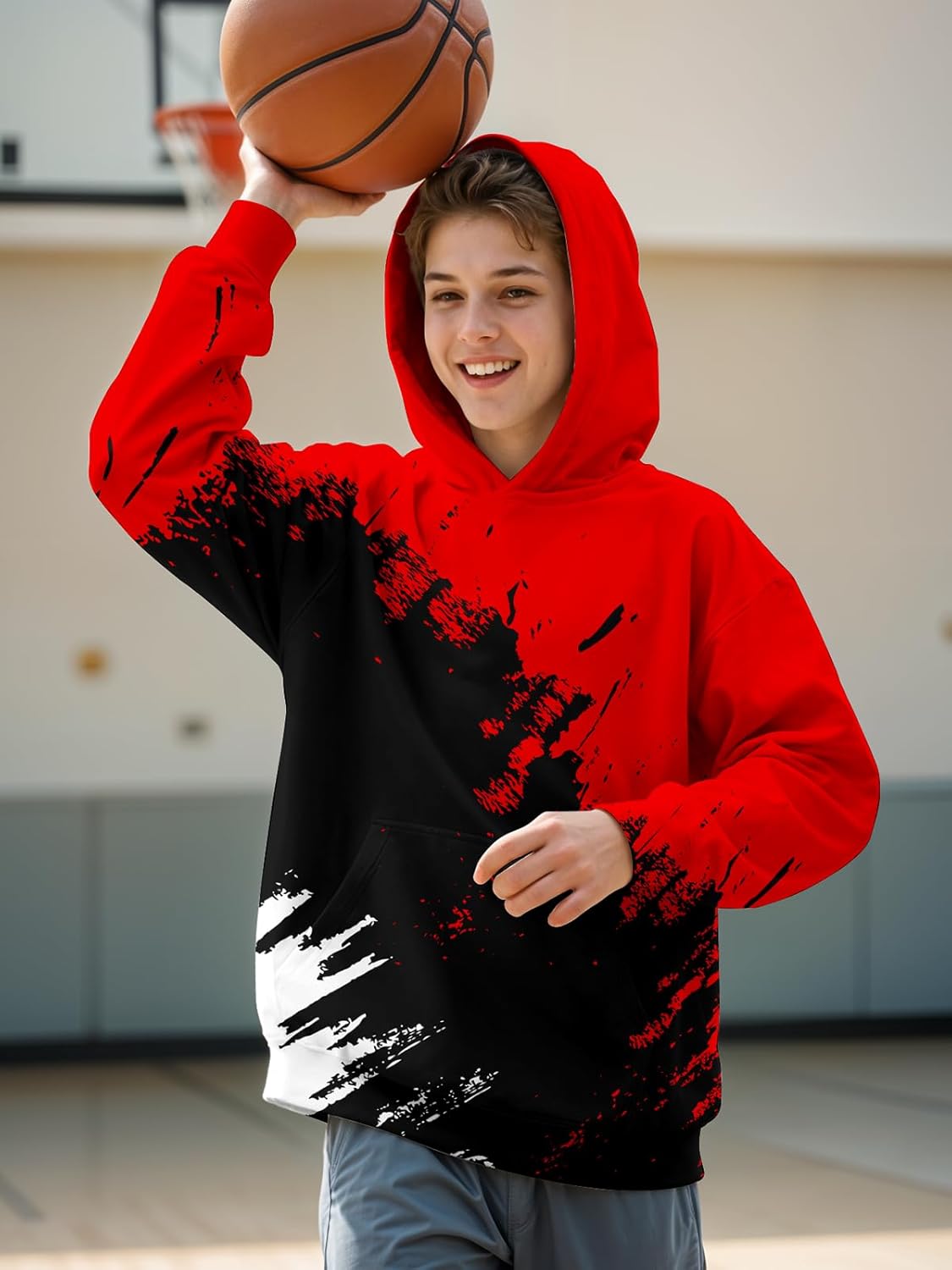 Wangstar Graphic Hoodies for Teen Boys Baseball Gifts 14-16