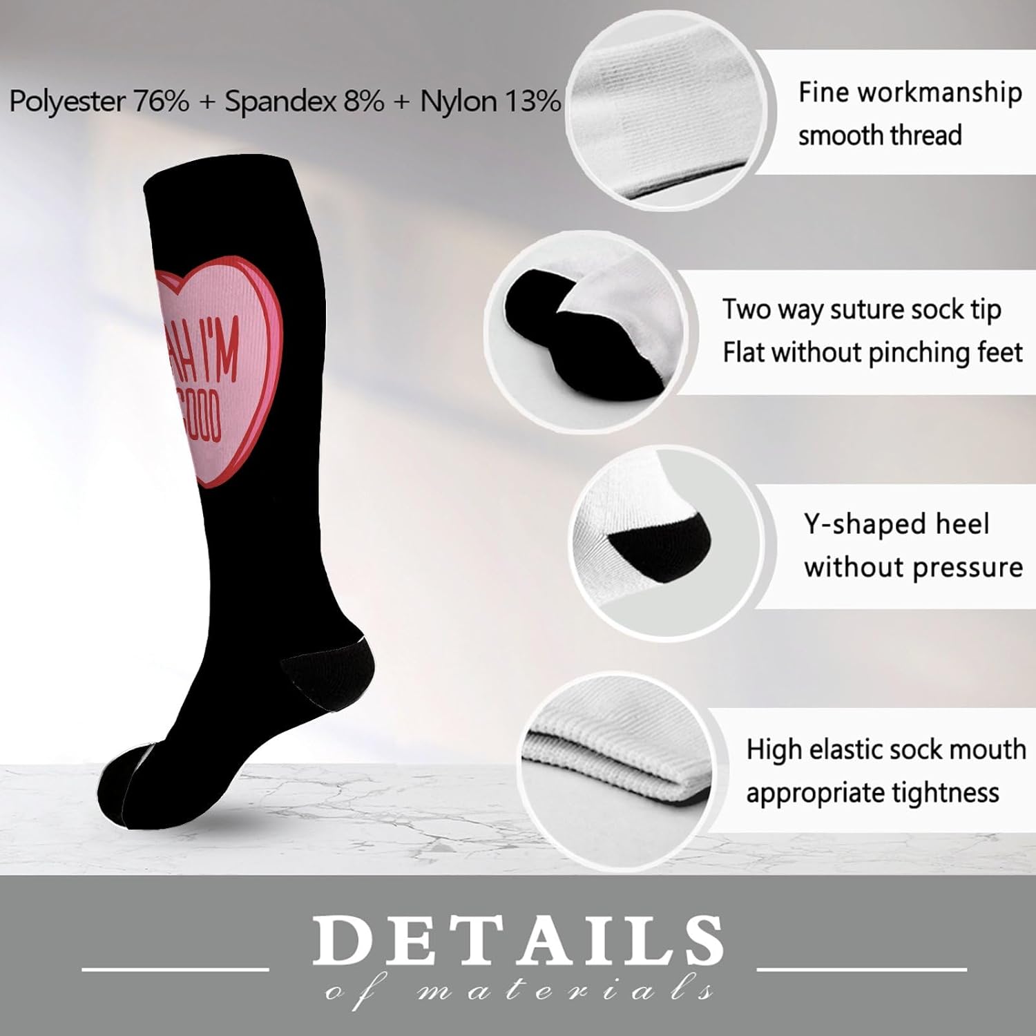 Humorous Long Socks for Men