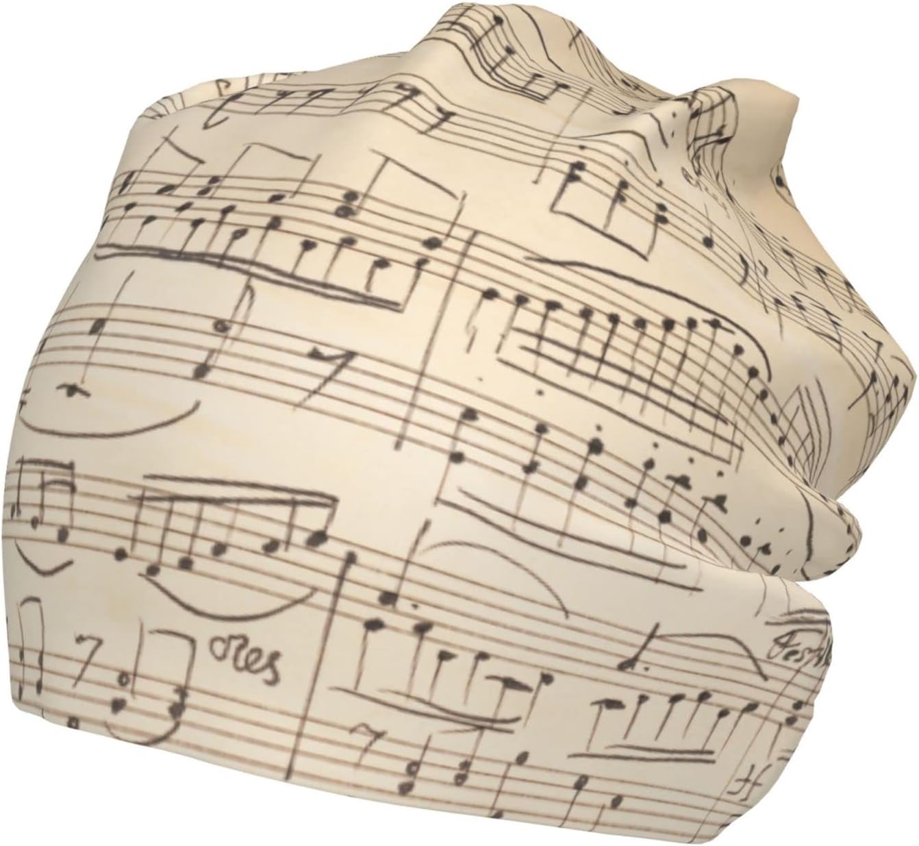 Retro Music Notes Kids Beanies