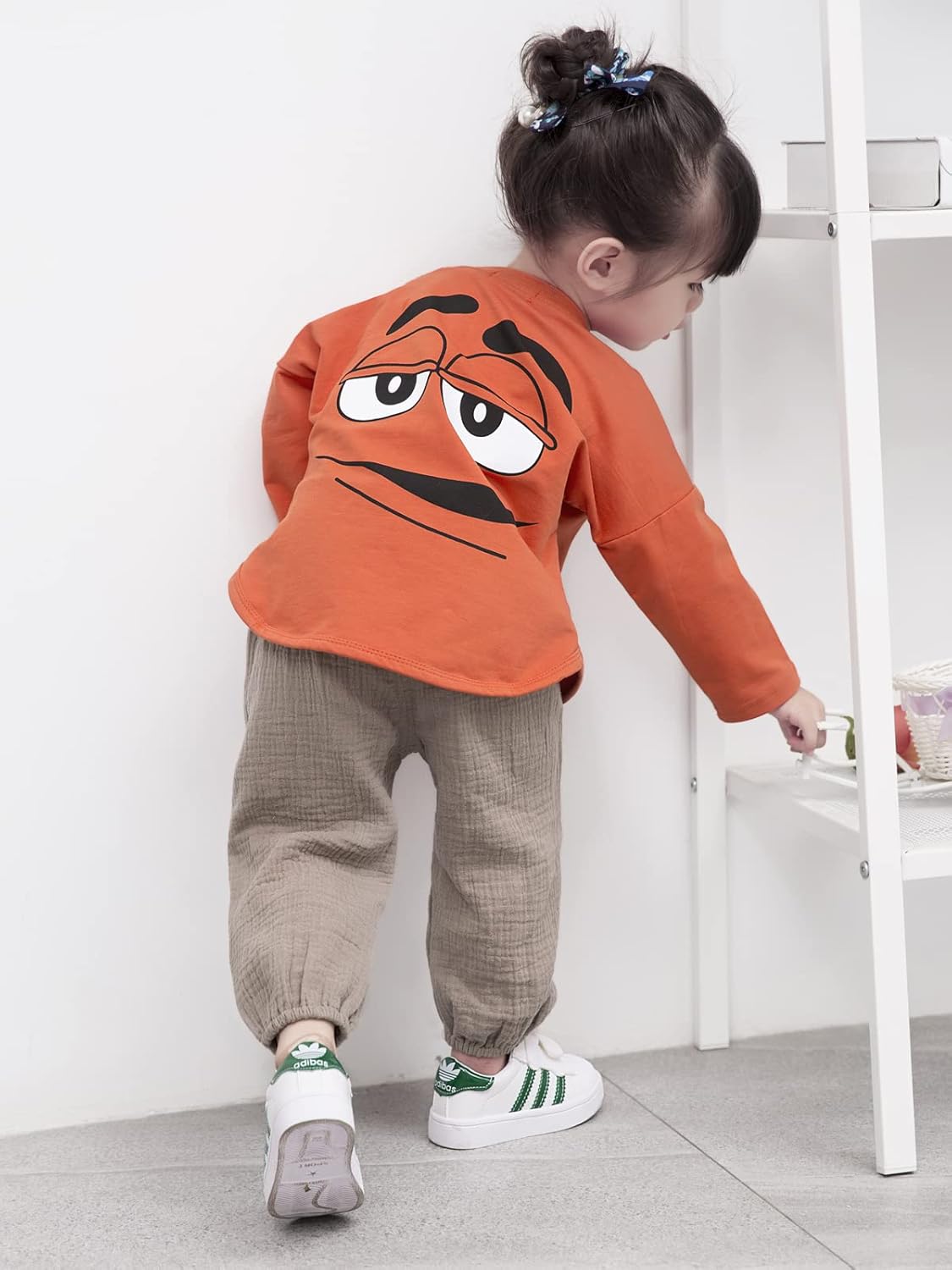 BULINGNA toddler girl casual harem pants for summer